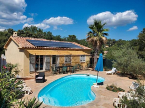 Villa 7 ch, piscine chau,22 pers
